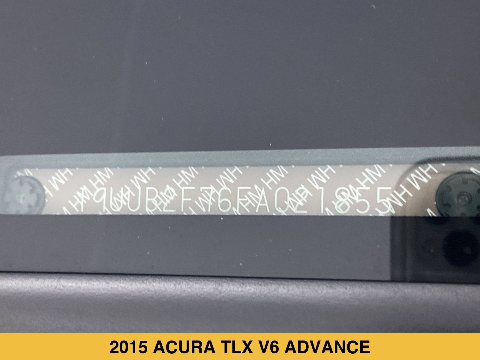 2015 Acura TLX V6 Advance