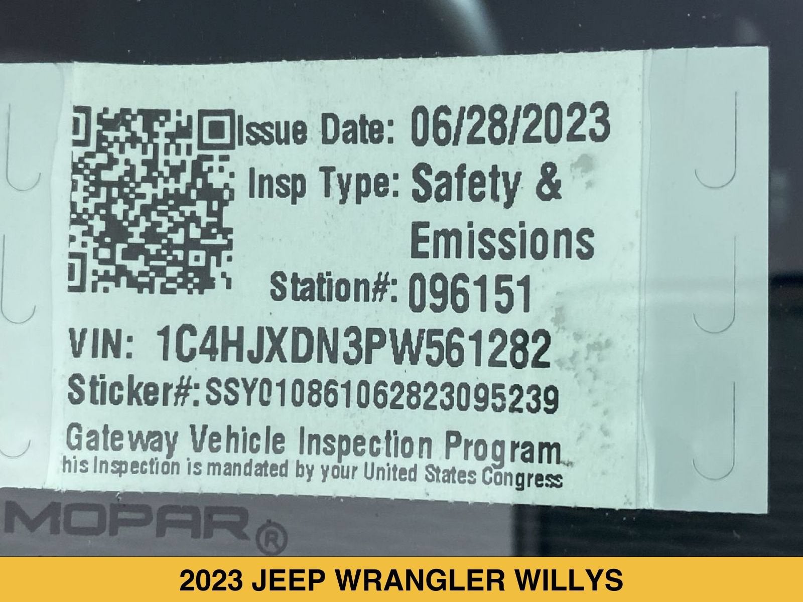 2023 Jeep Wrangler 4-Door Willys 4x4