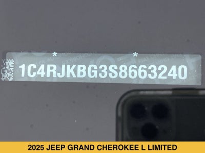 2025 Jeep Grand Cherokee L Limited 4x4