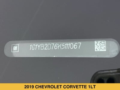 2019 Chevrolet Corvette Stingray 1LT