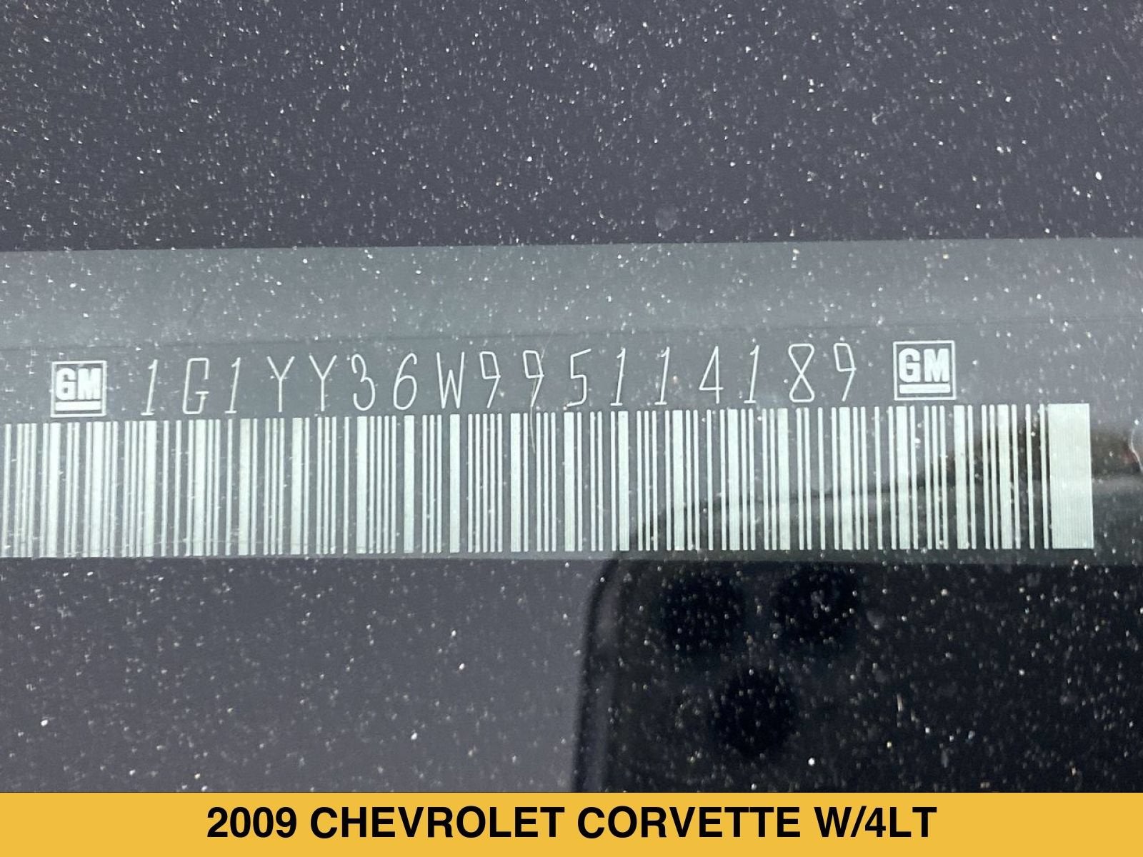 2009 Chevrolet Corvette w/4LT