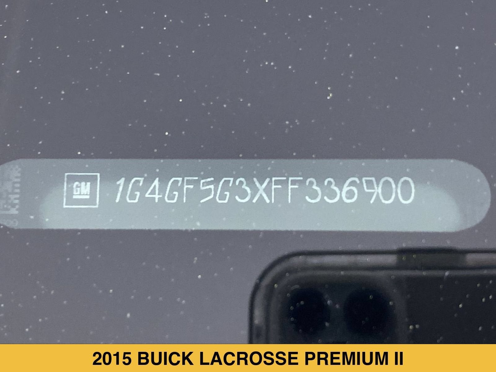 2015 Buick LaCrosse Premium II