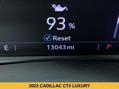 2023 Cadillac CT4 Luxury