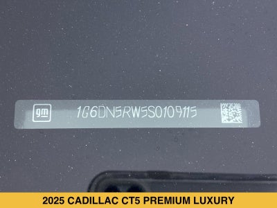 2025 Cadillac CT5 Premium Luxury