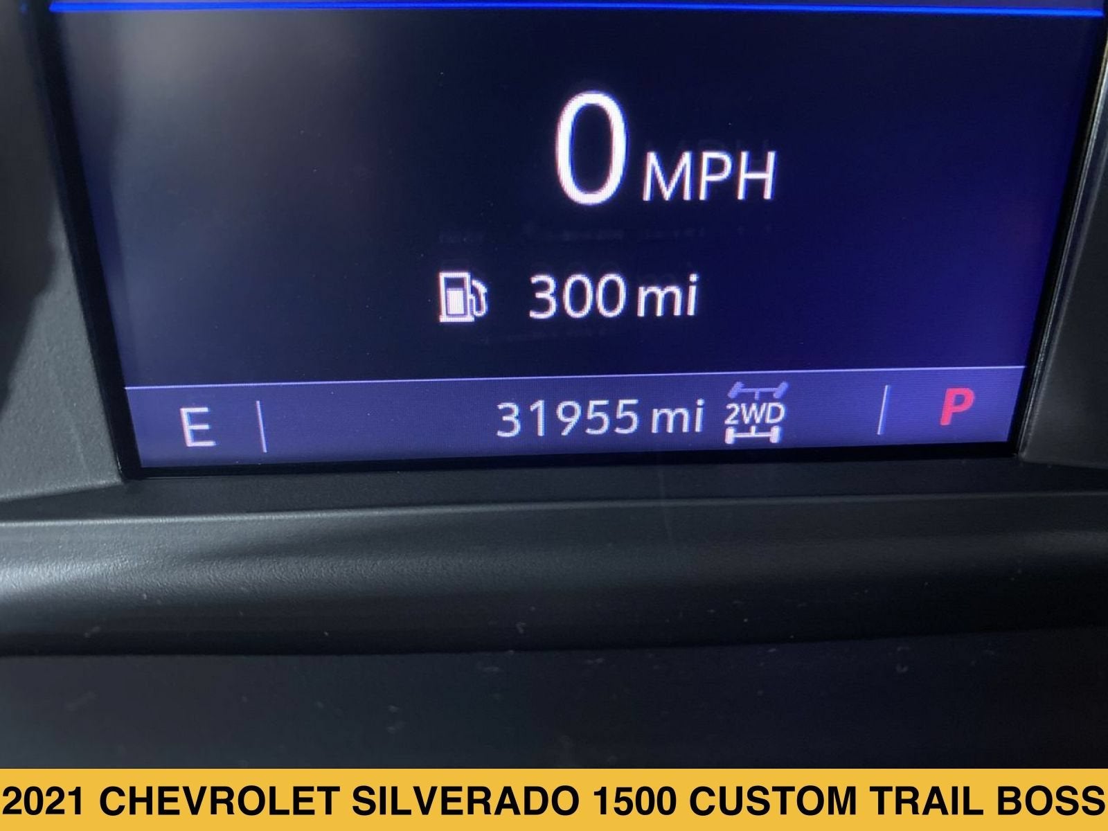2021 Chevrolet Silverado 1500 Custom Trail Boss