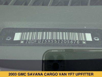 2003 GMC Savana Cargo 1500 YF7 Upfitter