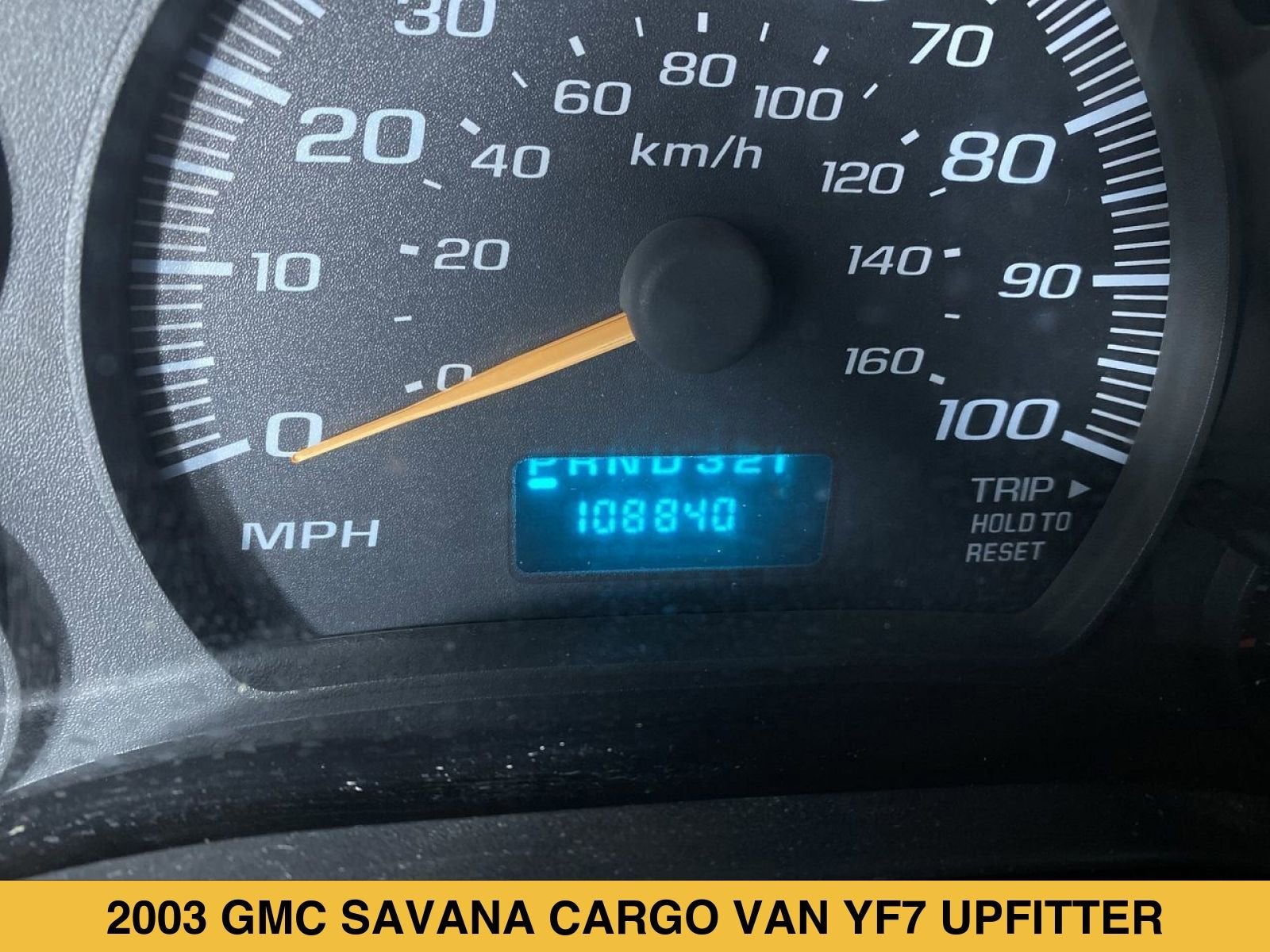 2003 GMC Savana Cargo 1500 YF7 Upfitter