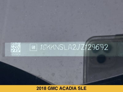 2018 GMC Acadia SLE