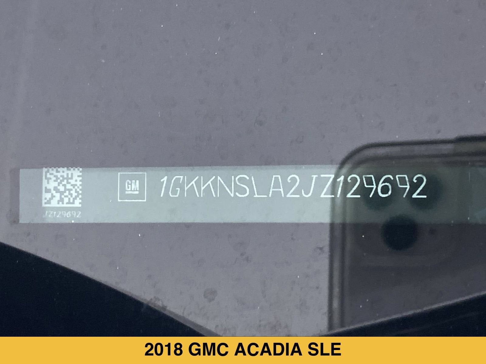 2018 GMC Acadia SLE