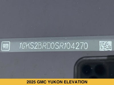 2025 GMC Yukon Elevation
