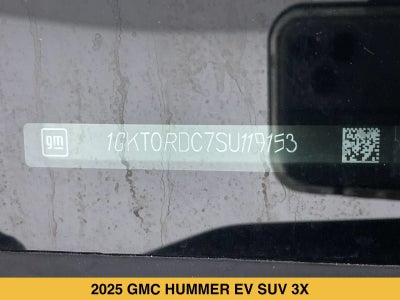 2025 GMC HUMMER EV SUV 3X