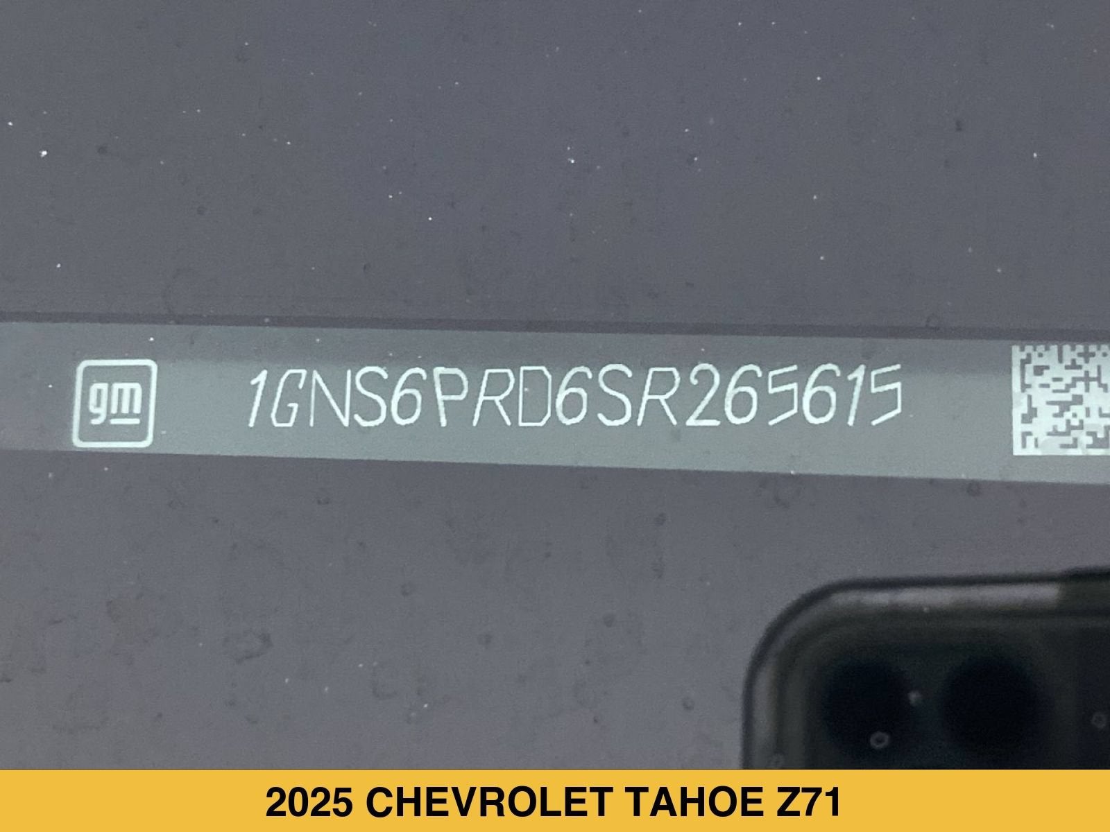 2025 Chevrolet Tahoe Z71