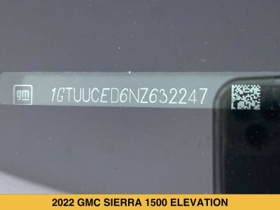 2022 GMC Sierra 1500 Elevation