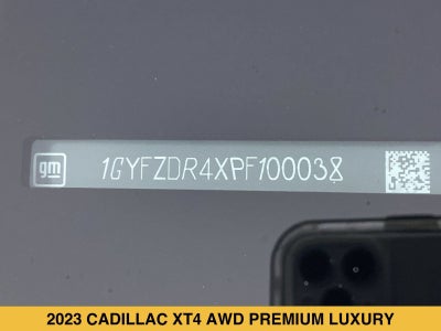 2023 Cadillac XT4 AWD Premium Luxury