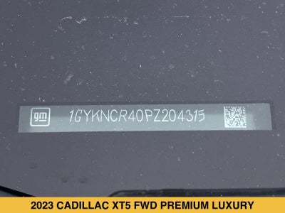 2023 Cadillac XT5 Premium Luxury