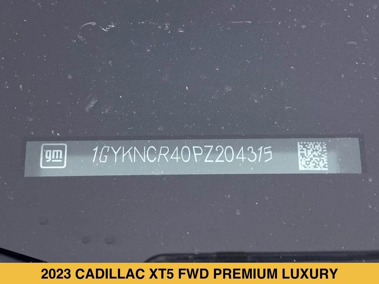 2023 Cadillac XT5 Premium Luxury