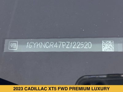 2023 Cadillac XT5 Premium Luxury