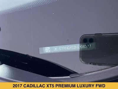 2017 Cadillac XT5 Premium Luxury FWD
