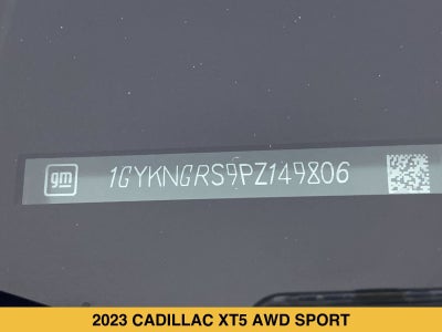 2023 Cadillac XT5 Sport