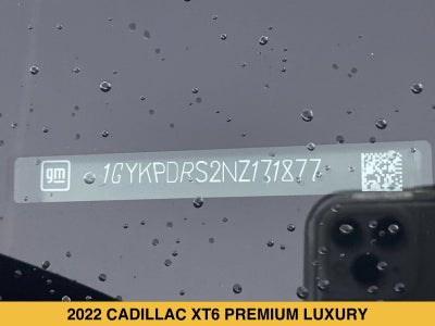2022 Cadillac XT6 Premium Luxury