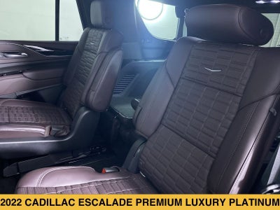 2022 Cadillac Escalade Premium Luxury Platinum