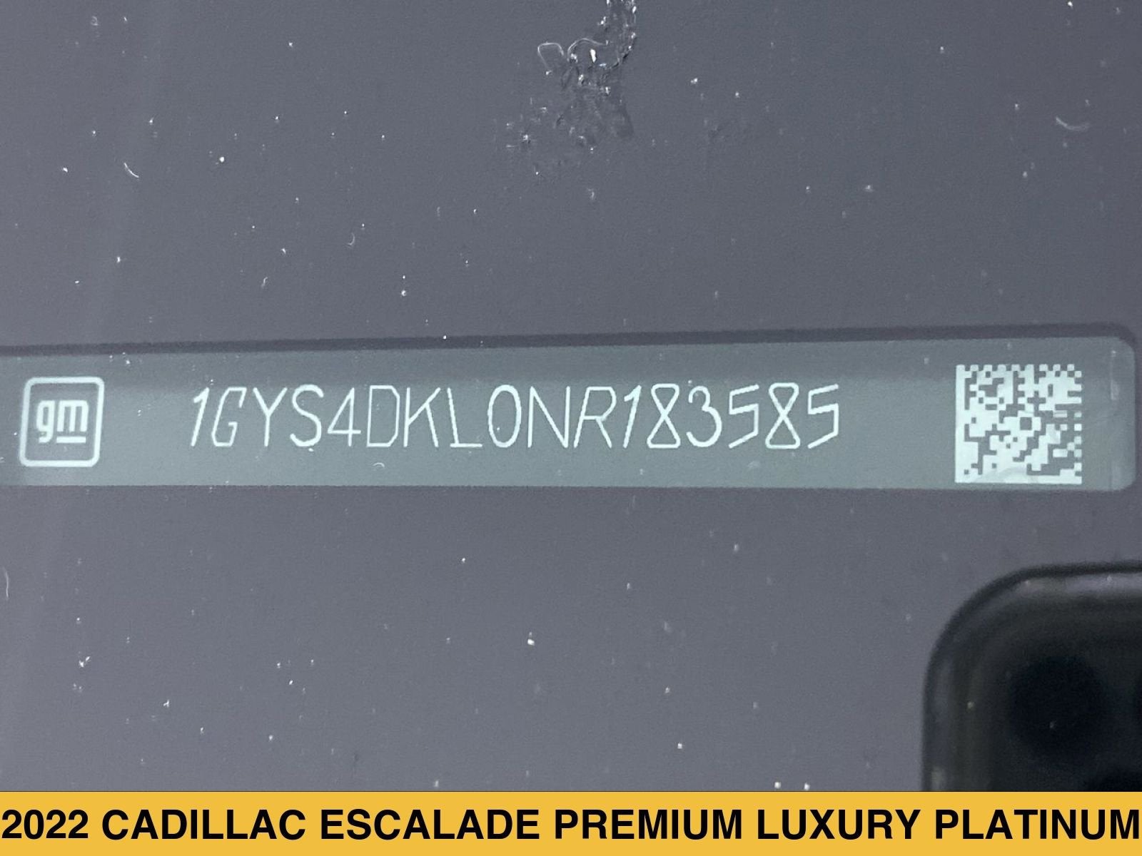 2022 Cadillac Escalade Premium Luxury Platinum