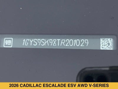 2026 Cadillac Escalade ESV V-Series