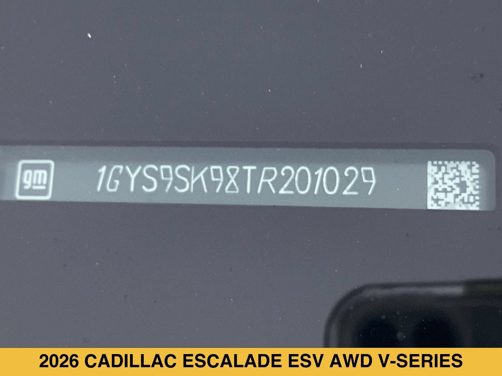 2026 Cadillac Escalade ESV V-Series