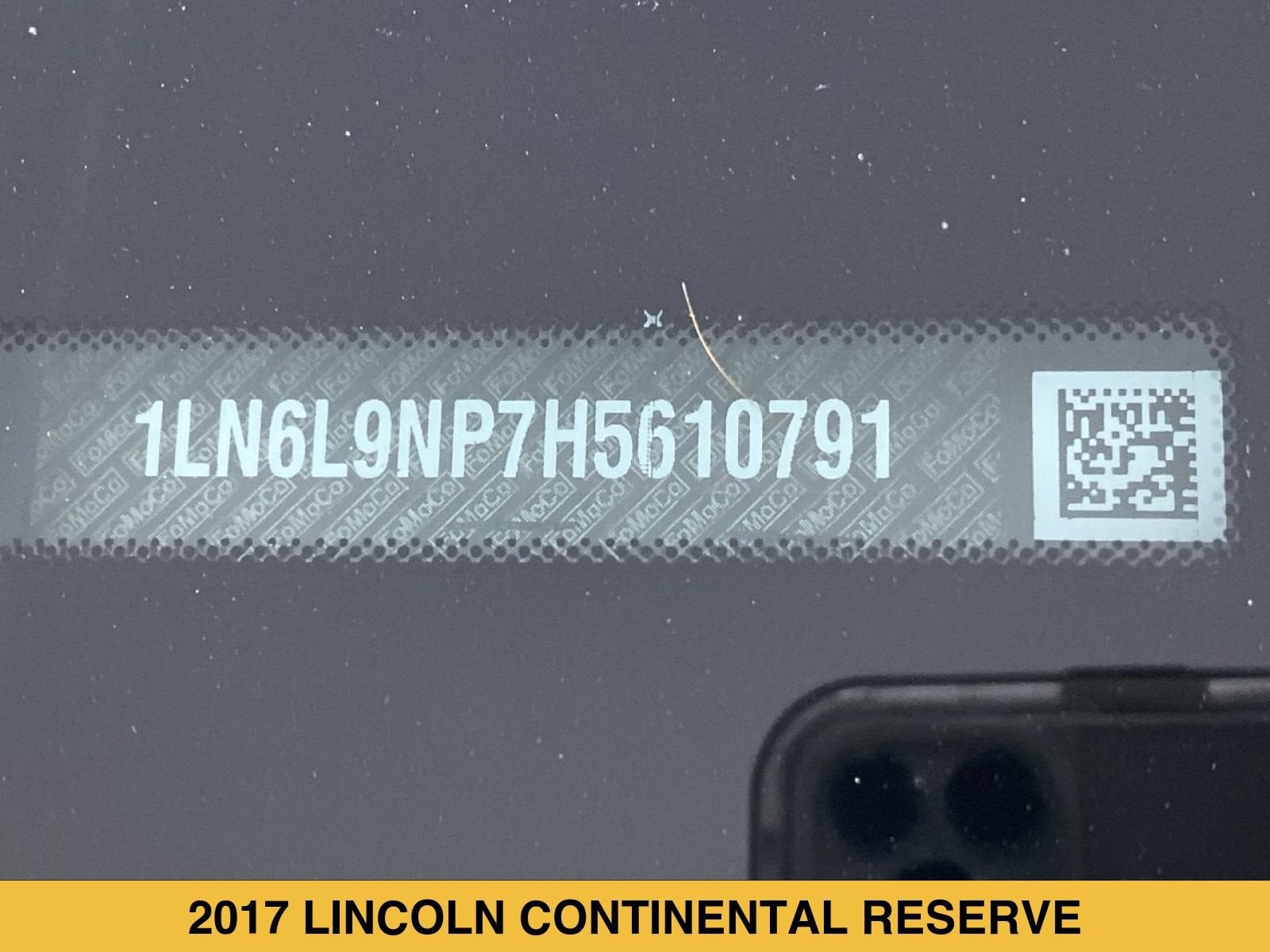 2017 Lincoln Continental Reserve