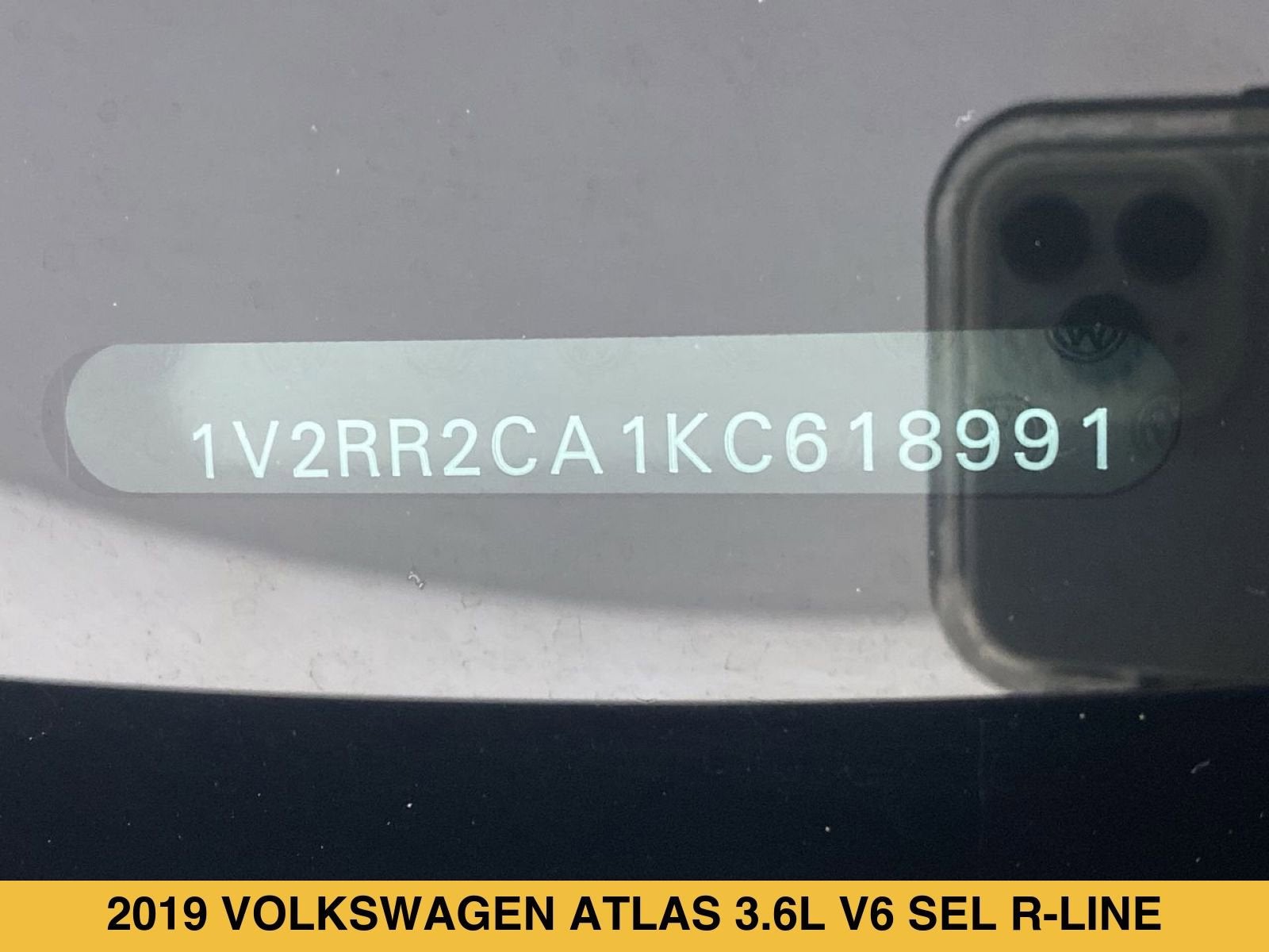 2019 Volkswagen Atlas 3.6L V6 SEL R-Line