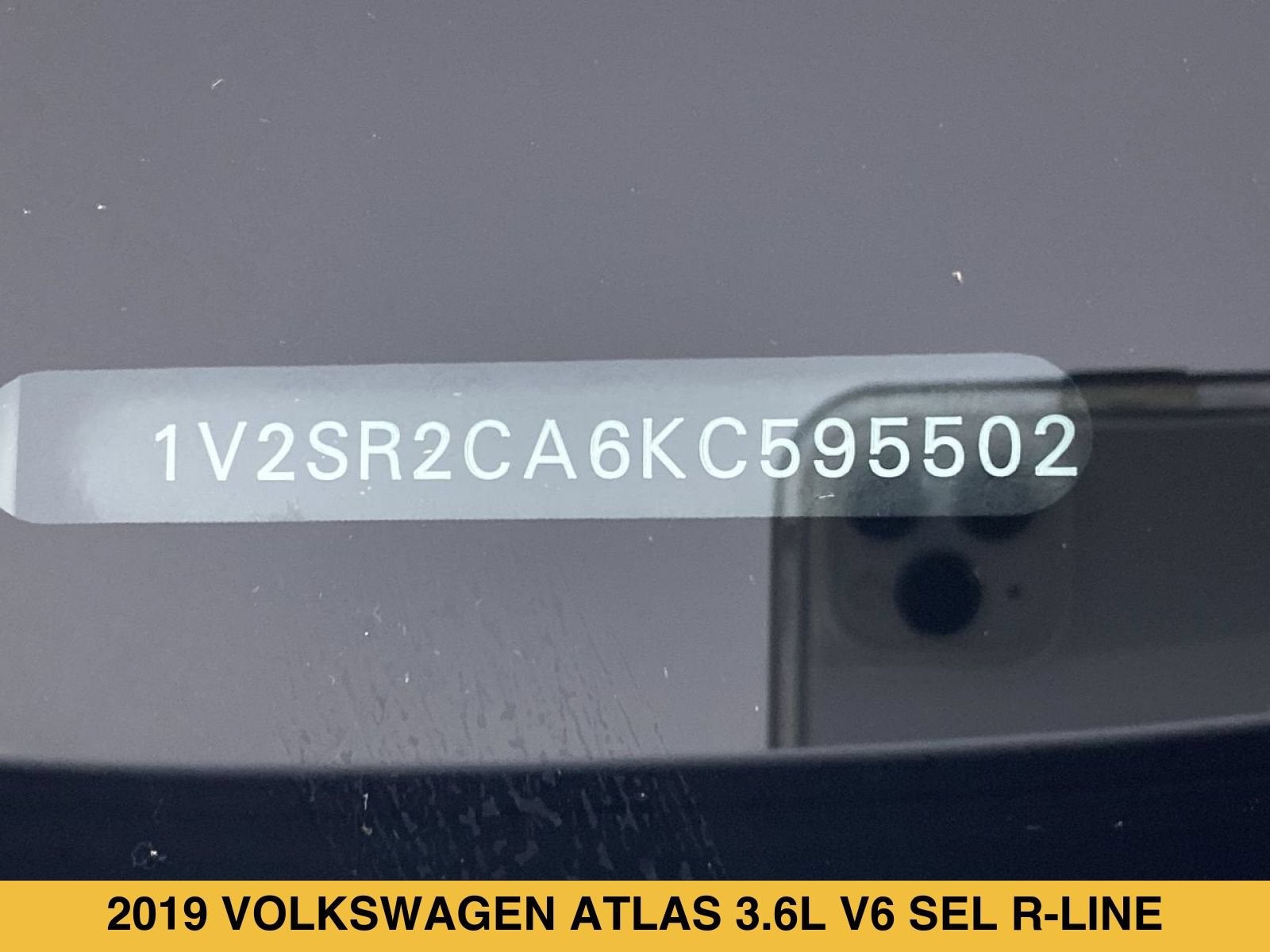 2019 Volkswagen Atlas 3.6L V6 SEL R-Line