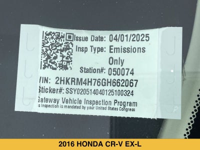 2016 Honda CR-V EX-L