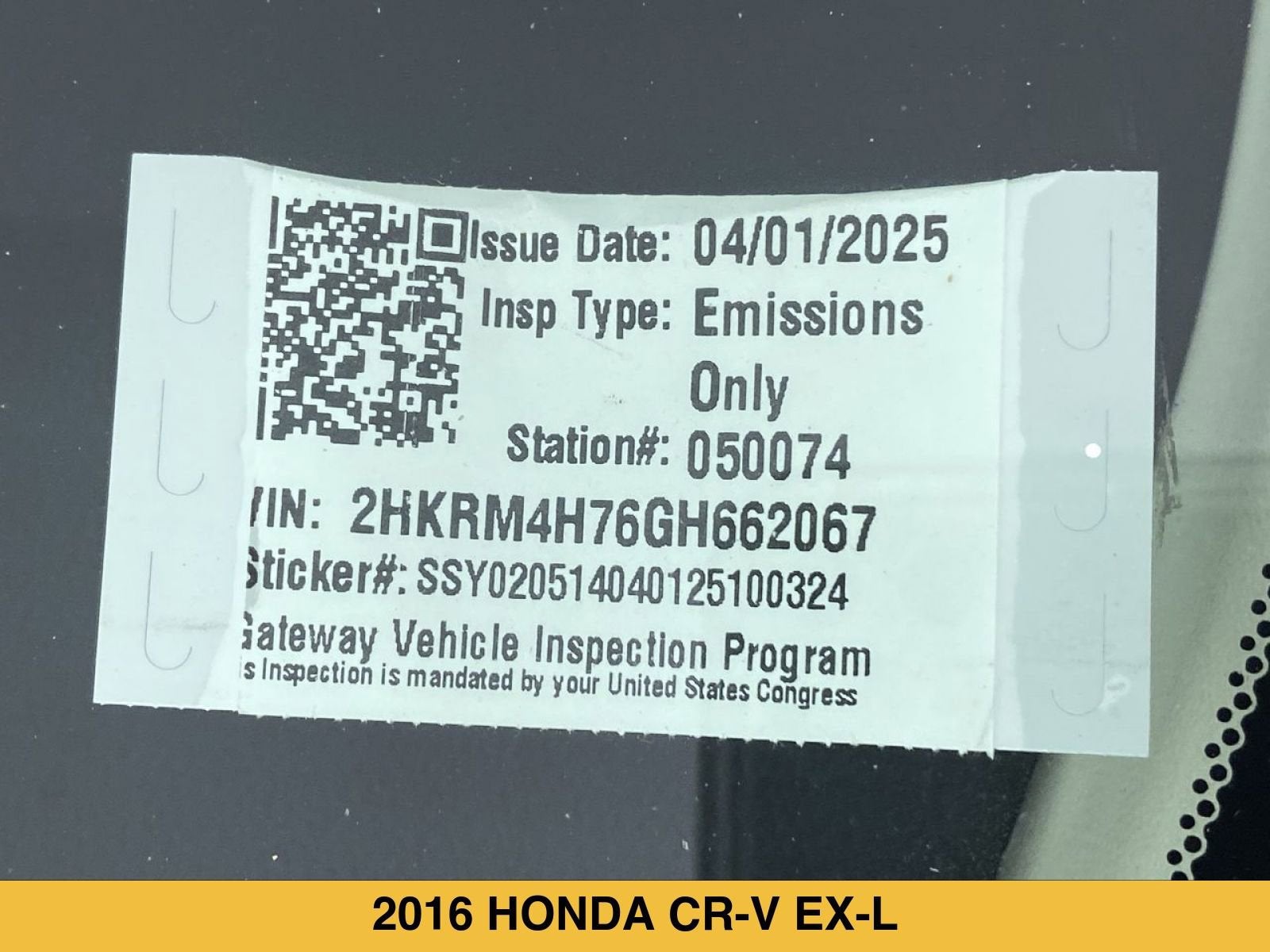 2016 Honda CR-V EX-L