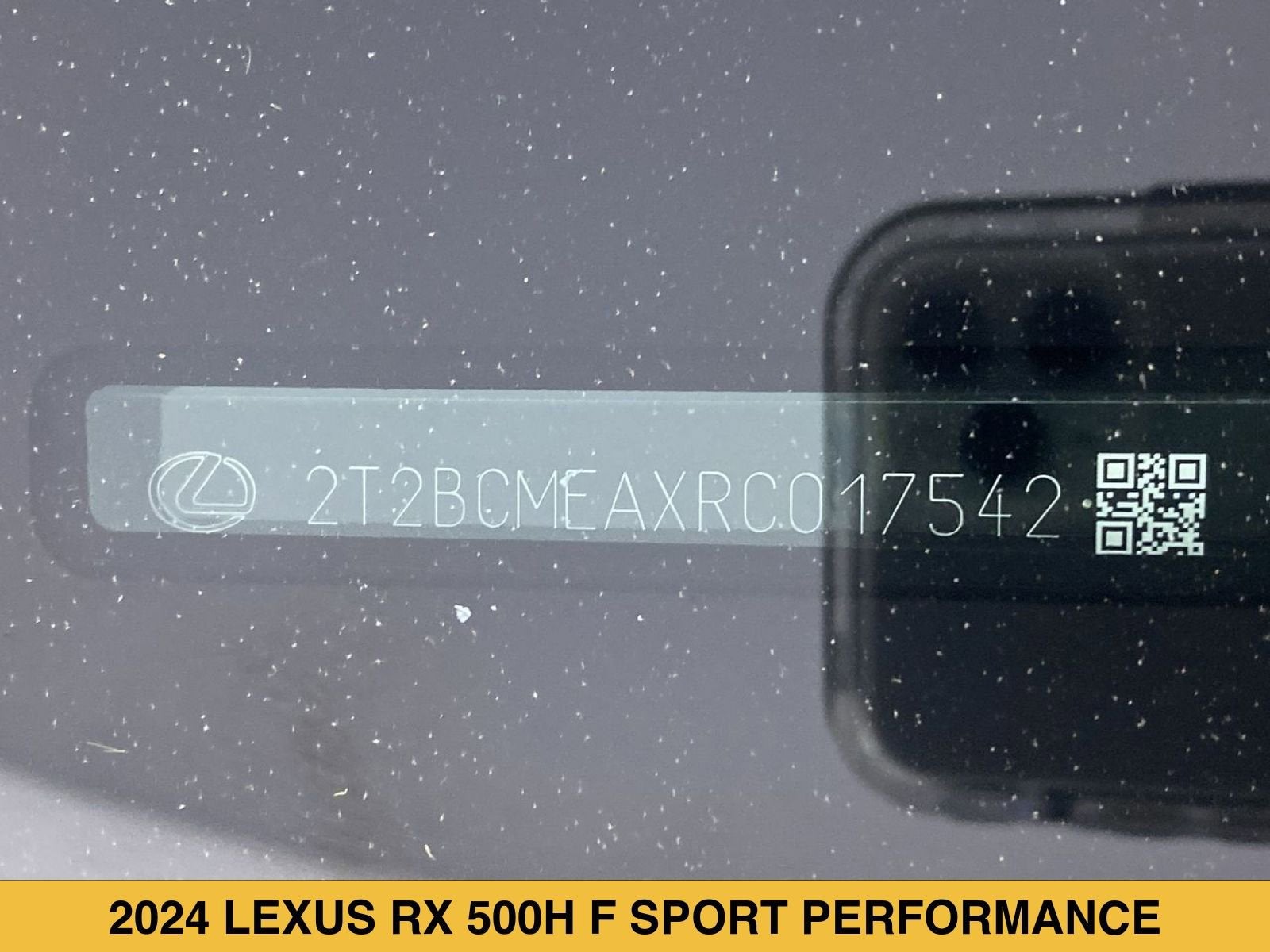 2024 Lexus RX 500h F SPORT Performance