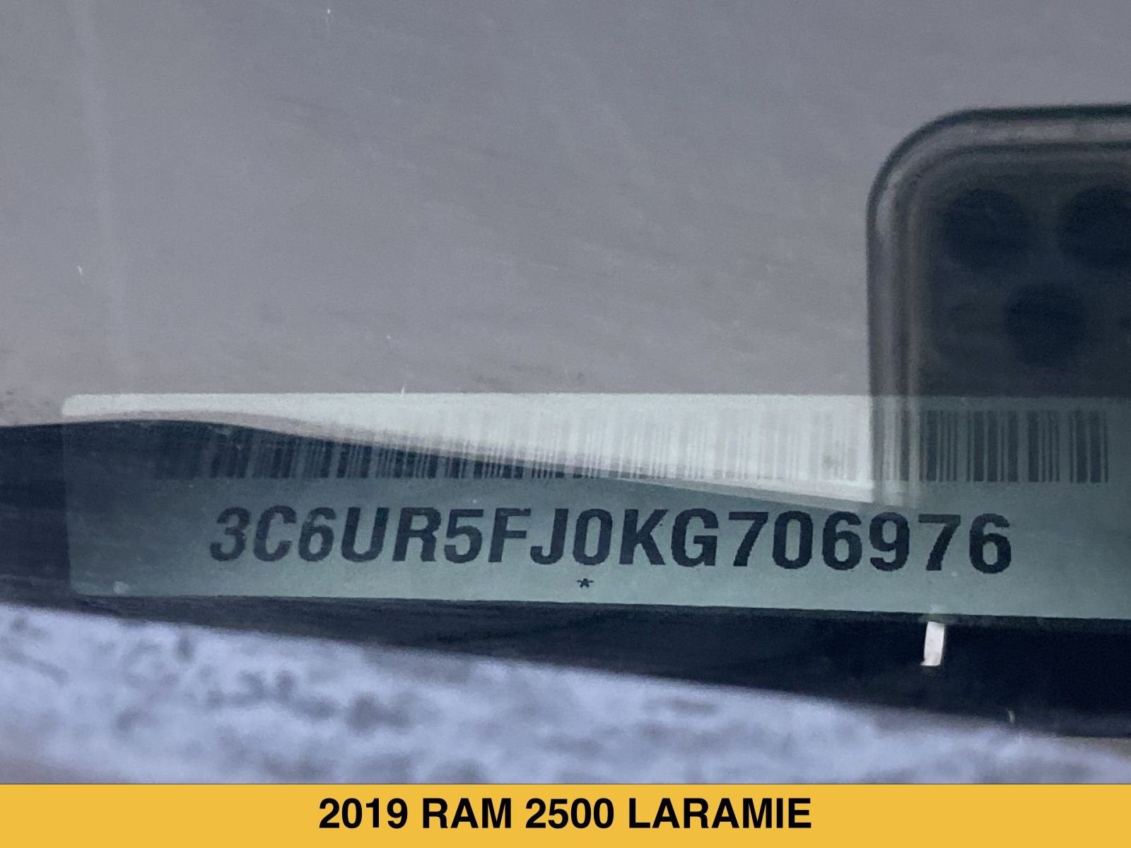 2019 RAM 2500 Laramie Crew Cab 4x4 6'4" Box