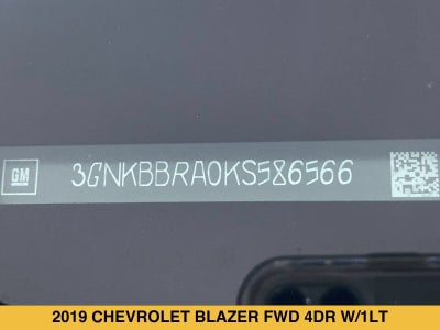 2019 Chevrolet Blazer FWD 4dr w/1LT