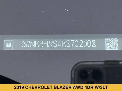 2019 Chevrolet Blazer AWD 4dr w/3LT