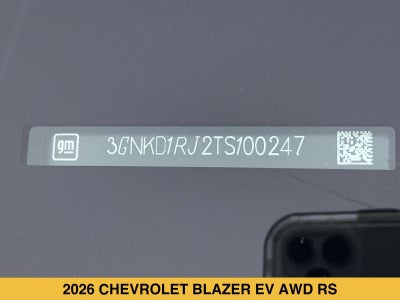 2026 Chevrolet Blazer EV RS