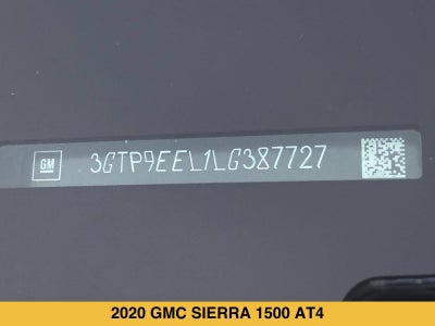 2020 GMC Sierra 1500 AT4