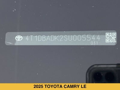 2025 Toyota Camry XLE
