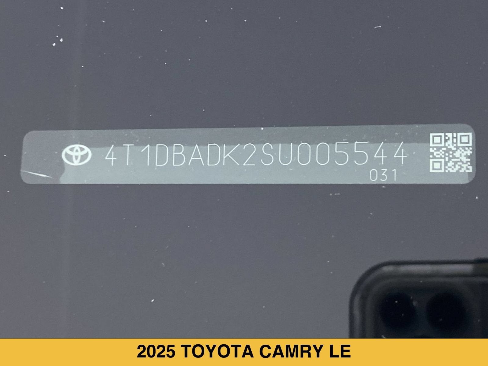 2025 Toyota Camry XLE