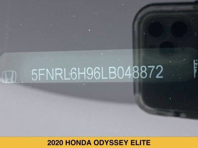 2020 Honda Odyssey Elite