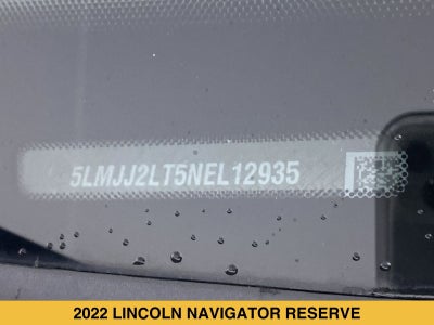 2022 Lincoln Navigator Reserve