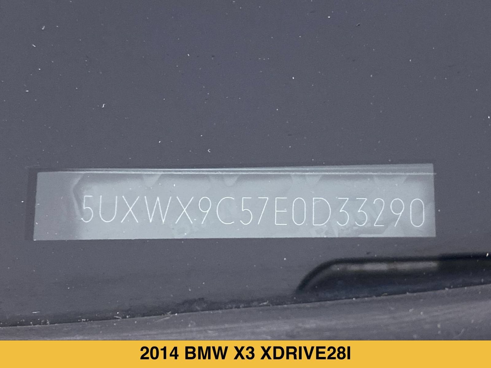 2014 BMW X3 xDrive28i