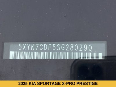 2025 Kia Sportage X-Pro Prestige