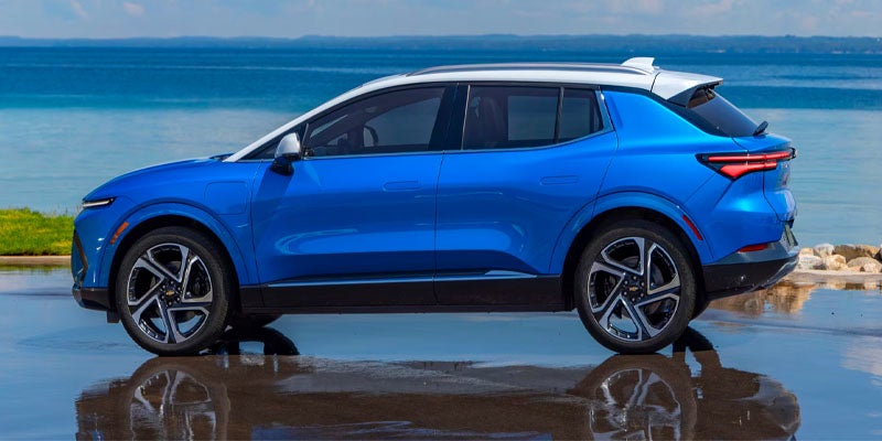 Blue 2025 Chevrolet Equinox EV