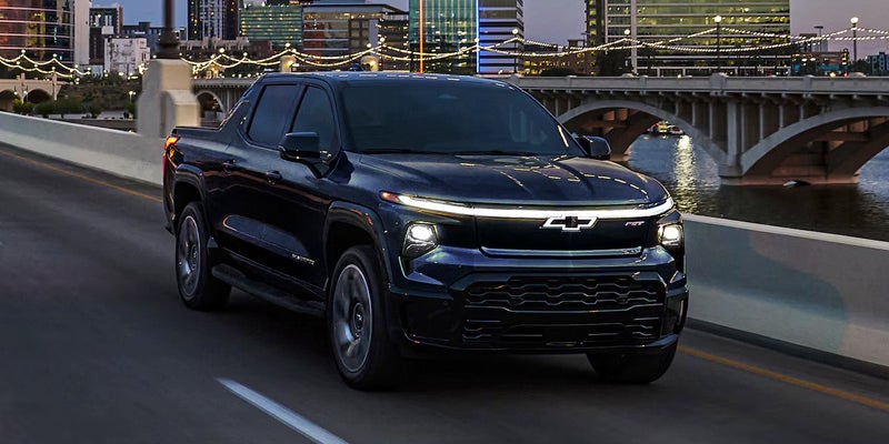 Black 2025 Chevrolet Silverado EV