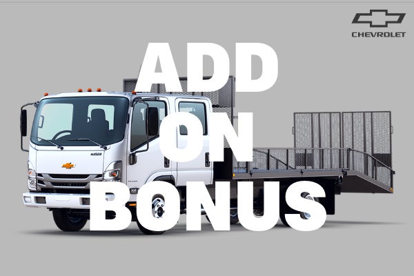 COMMERCIAL VEHICLE ADD-ON BONUS
